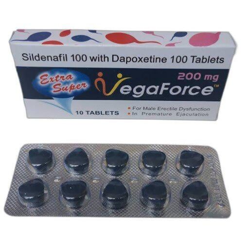 VegaForce    Compresse a doppia azione Blue Frog, potente Viagra a doppia azione per un'erezione più dura e duratura